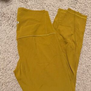 Lululemon Mustard Yellow Leggings (NWOT)